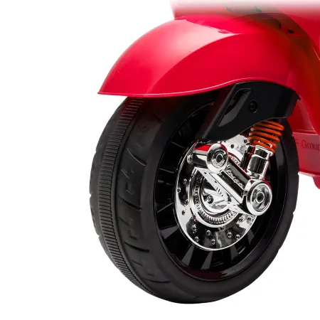 Vespa Sprint Elettrica per Bambini 12V Rossa Luci LED Moto Scooter