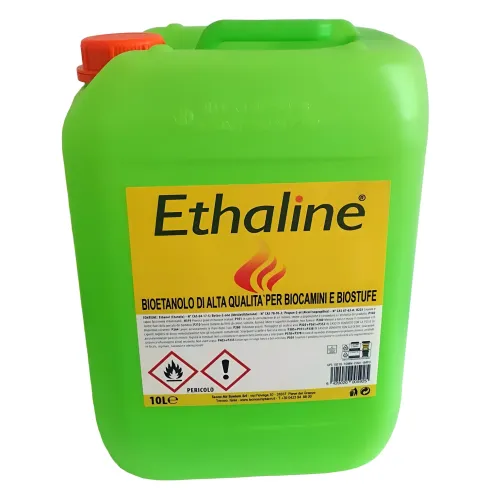 10 Taniche Bioetanolo Naturale 10L Combustibile Ecologico Biocamini