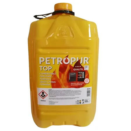 Combustibile Liquido Tanica Riciclabile 18L per Stufa Senza Fumo