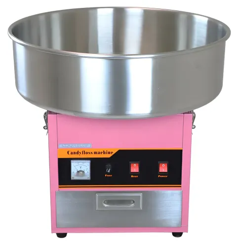 Macchina per Zucchero Filato Rosa Professionale Acciaio Inox per Feste