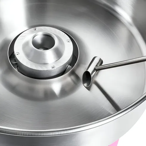 Macchina per Zucchero Filato Rosa Professionale Acciaio Inox per Feste