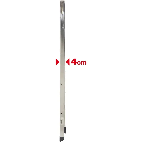 Scaletta Pieghevole 4 Gradini Antiscivolo Facal in Alluminio da Casa