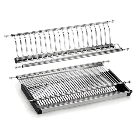 Scolapiatti Regolabile da Incasso per Pensile Organizzatore 86 cm