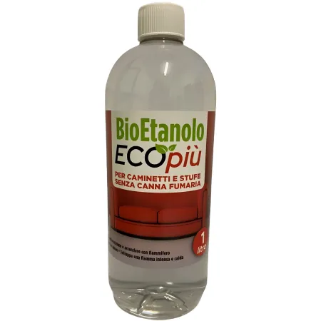 12 Bottiglie 1L Bioetanolo Liquido per Camini Stufe Ecologico Inodore