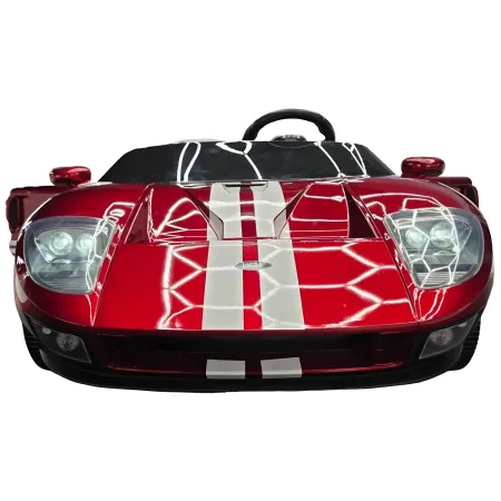 Auto Elettrica per Bambini 24V Ford GT 2 Posti Rosso Metallizzato