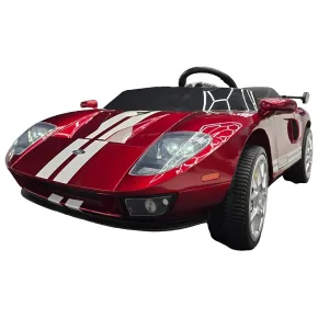 Auto Elettrica per Bambini 24V Ford GT 2 Posti Rosso Metallizzato