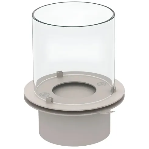 Camino Bioetanolo 1,5L Ghisa Grigio Cilindro Ø35 da Pavimento Moderno
