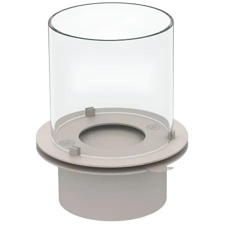 Camino Bioetanolo 1,5L Ghisa Grigio Cilindro Ø35 da Pavimento Moderno