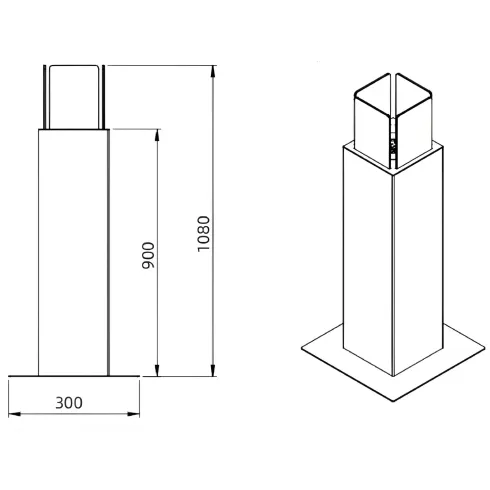 Camino a Bioetanolo a Colonna 110cm Nero 3kW da Giardino Moderno