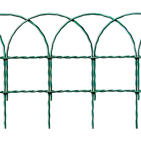 Rete Aiuola Ornamentale 65 cm Altezza Cavatorta Rotolo 25 Metri Zincata Verde
