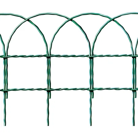 Rete Aiuola Ornamentale 65 cm Altezza Cavatorta Rotolo 25 Metri Zincata Verde