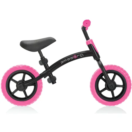 Bicicletta per Bambini 2-5 anni Rosa Neon Regolabile per Equilibrio