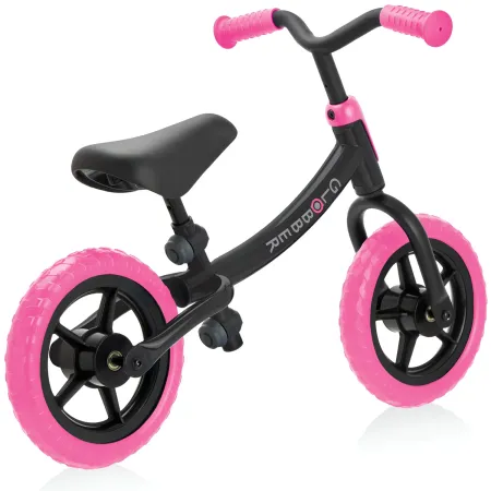 Bicicletta per Bambini 2-5 anni Rosa Neon Regolabile per Equilibrio