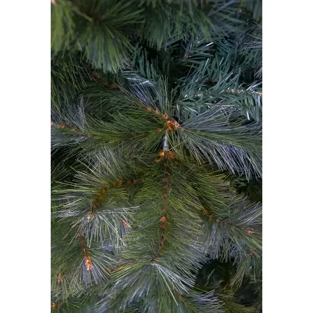 Albero di Natale Alto 150 cm Folto Verde Base 110 cm Rami Realistici