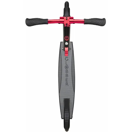 Monopattino per Bambini 8+ Nero Rosso con Ruote Grandi Fino a 100 kg
