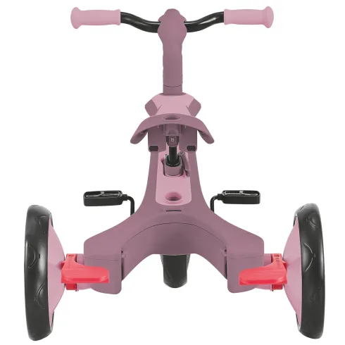 Triciclo Evolutivo Rosa 4 in 1 Regolabile Seconda Infanzia 20kg