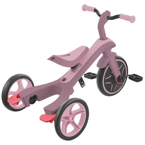 Triciclo Evolutivo Rosa 4 in 1 Regolabile Seconda Infanzia 20kg