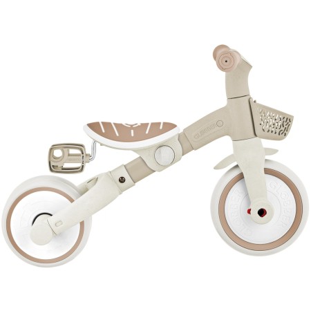 Triciclo Evolutivo per Bambini 3 in 1 Beige Regolabile Ecologico