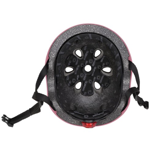 Casco Regolabile per Bambini XS-S Ø 48-53 cm Rosa Pastello Luce LED