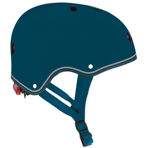 Casco Regolabile per Bambini XS-S Ø 48-53 cm Blu Petrolio Luce LED