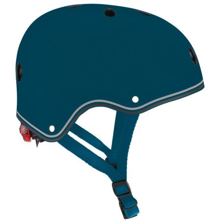 Casco Regolabile per Bambini XS-S Ø 48-53 cm Blu Petrolio Luce LED