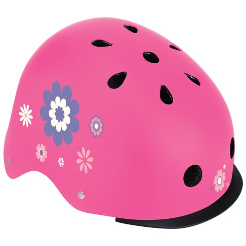 Casco per Bambini XS-S Ø 48-53 cm Chiusura Magnetica Rosa Floreale