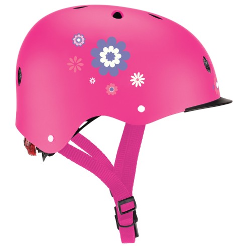 Casco per Bambini XS-S Ø 48-53 cm Chiusura Magnetica Rosa Floreale