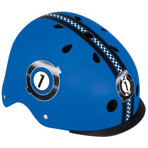Casco per Bambini XS-S Ø 48-53 cm Chiusura Magnetica Blu da Corsa