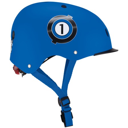Casco per Bambini XS-S Ø 48-53 cm Chiusura Magnetica Blu da Corsa
