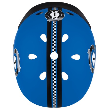 Casco per Bambini XS-S Ø 48-53 cm Chiusura Magnetica Blu da Corsa