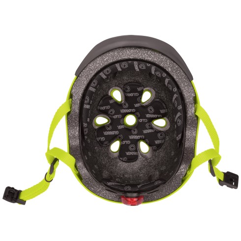 Casco per Bambini XS-S Ø 48-53 cm Chiusura Magnetica Verde Floreale