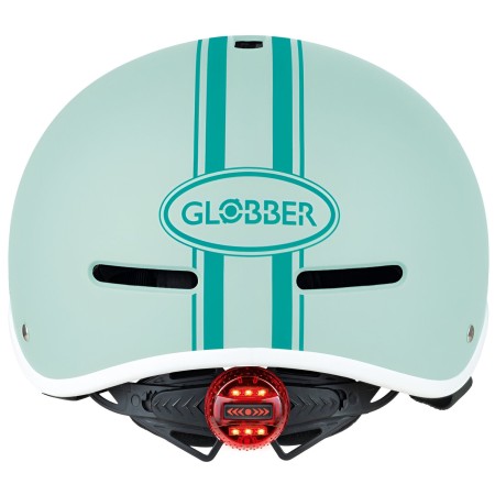 Casco Protettivo per Bambini XS/S Ø 47-51cm Verde Menta LED Posteriore
