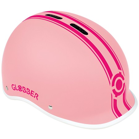 Casco Protettivo Bambini XS/S Ø 47-51cm Rosa Pastello LED Posteriore