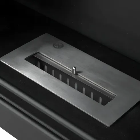 Camino a Bioetanolo 3,4 kW da Soggiorno 1,2L in Legno MDF Bianco