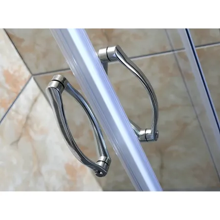 Box Doccia Cristallo 4 mm Angolare Ante Scorrevoli 80x80 cm Quadrato