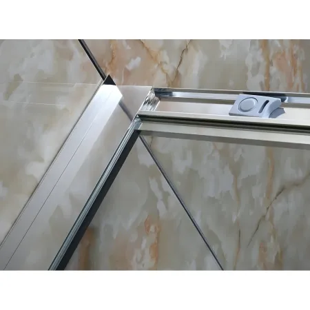 Box Doccia Cristallo 4 mm Angolare Ante Scorrevoli 80x80 cm Quadrato