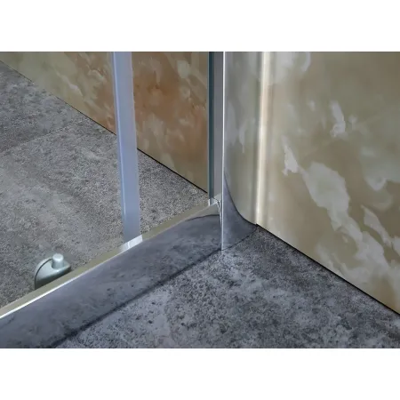 Box Doccia Cristallo 4 mm Angolare Ante Scorrevoli 80x80 cm Quadrato
