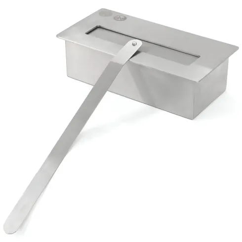 Camino a Bioetanolo 3,4 kW da Pavimento 1,2L Bianco in Legno MDF