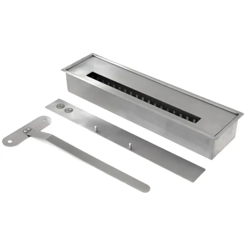 Camino a Bioetanolo 1,8L Angolare da Pavimento Bianco 3,4 kW Legno MDF
