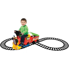 Treno Elettrico Cavalcabile da Bambino Mickey con Binari Suoni Disney 2