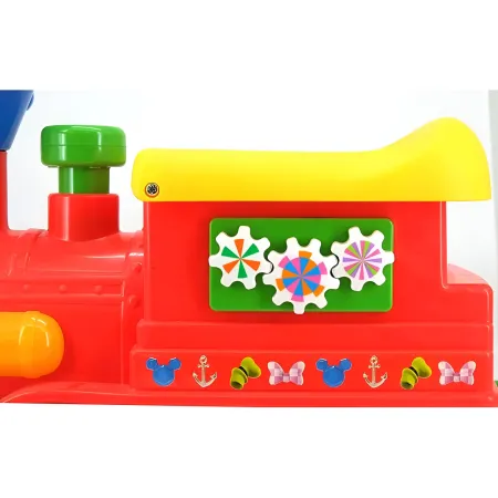 Treno Elettrico Cavalcabile da Bambino Mickey con Binari Suoni Disney