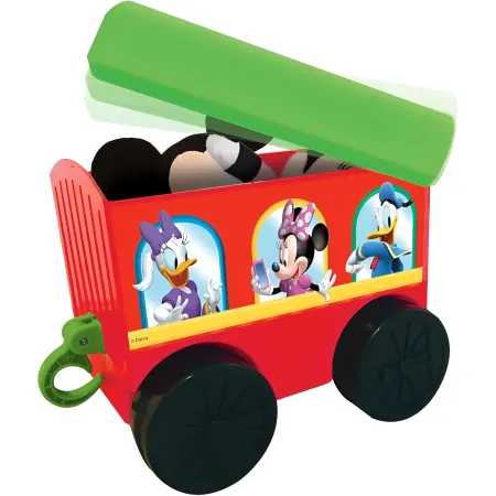 Treno Elettrico Cavalcabile da Bambino Mickey con Binari Suoni Disney