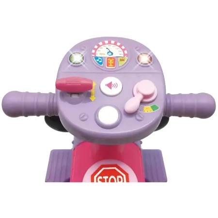 Treno Elettrico Cavalcabile da Bambino Minnie con Binari Suoni Disney