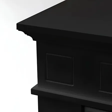 Camino Elettrico 1800W Nero da Appoggio Telecomando Programmabile