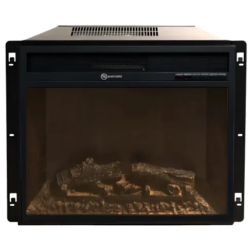 Camino Elettrico Angolare 1800W da Appoggio Legno Bianco per Interno