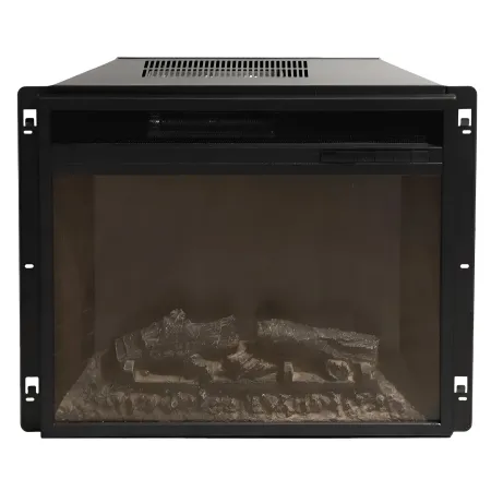 Camino Elettrico con Mobile Angolare 1800W da Appoggio in Legno Bianco
