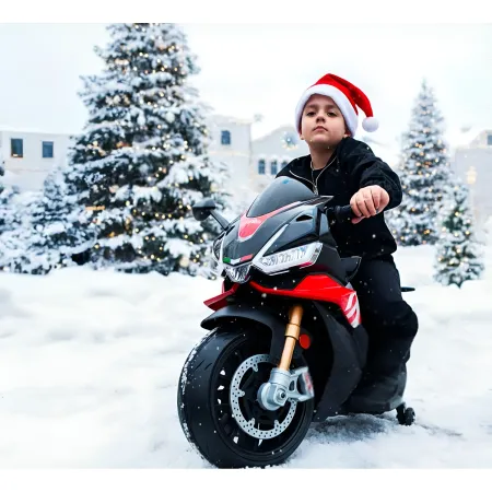 Moto Elettrica da Bambino Aprilia RSIV Big Nero