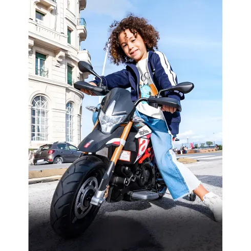 Aprilia Dorsoduro Moto Elettrica a Batteria 12 V Bambino | BricoShop24