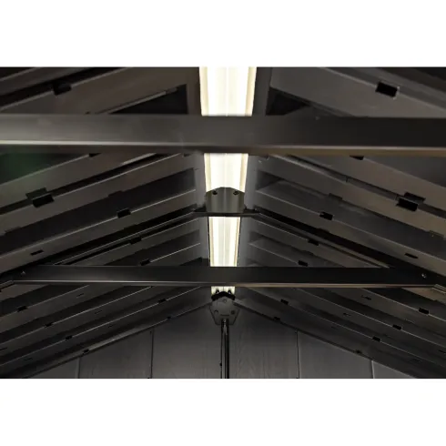 Keter Apex Casetta da Giardino in Resina Effetto Legno 230x224x246 cm
