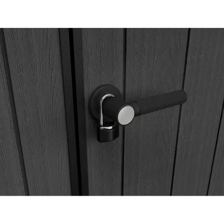 Keter Apex Casetta da Giardino in Resina Effetto Legno 230x224x246 cm